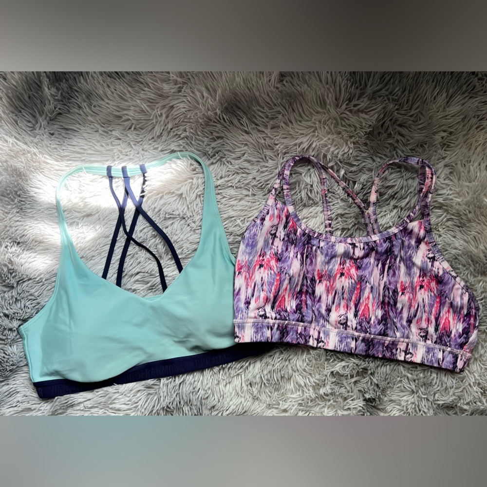 BUNDLE Gaiam & Under Armour Sports Bras size Large